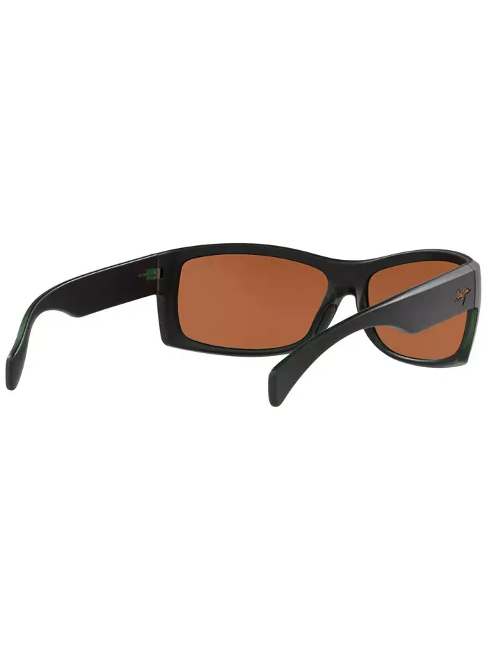 Унисекс поляризованные солнцезащитные очки, EQUATOR 65 Maui Jim — изображение 9 из 10, коричневый светлый