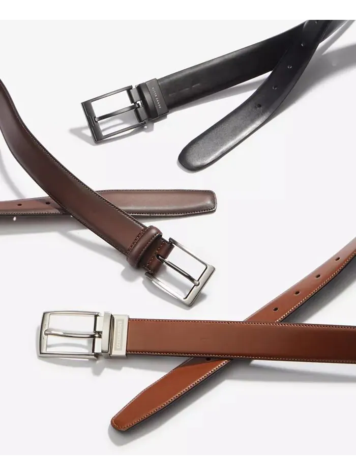 Мужской ремень Perry Ellis Portfolio — изображение 1 из 1, коричневый