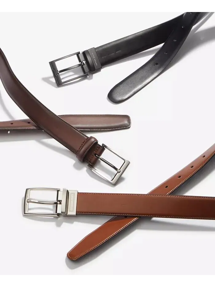 Мужской ремень Perry Ellis Portfolio — изображение 1 из 1, коричневый