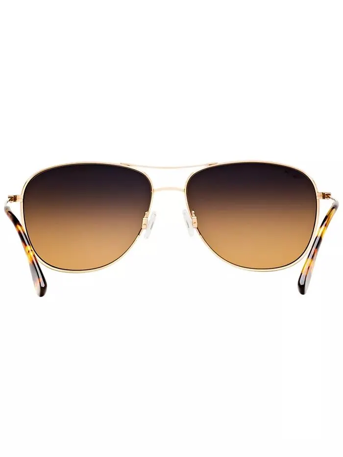 Поляризованные солнцезащитные очки Cliffhouse Maui Jim — изображение 8 из 9, золотистый/коричневый
