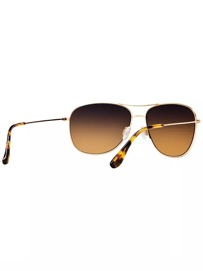 Поляризованные солнцезащитные очки Cliffhouse Maui Jim — изображение 9 из 9, золотистый/коричневый