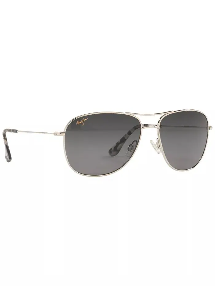 Поляризованные солнцезащитные очки Cliffhouse Maui Jim — изображение 3 из 13, серебристый/серый