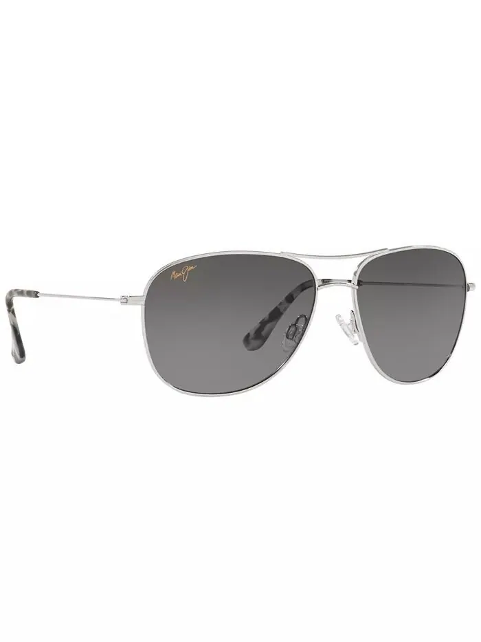 Поляризованные солнцезащитные очки Cliffhouse Maui Jim — изображение 7 из 13, серебристый/серый