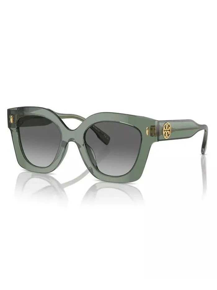 Женские солнцезащитные очки Tory Burch — изображение 1 из 6, зеленый