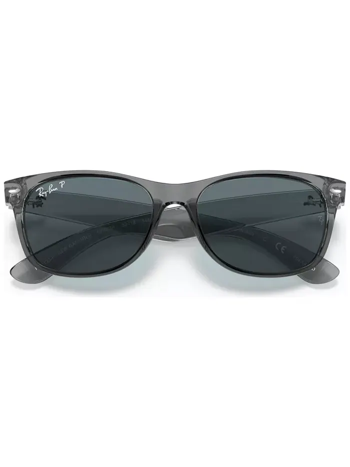 Унисекс солнцезащитные очки New Wayfarer Classic 55 с поляризацией и низкой посадкой для — изображение 6 из 7