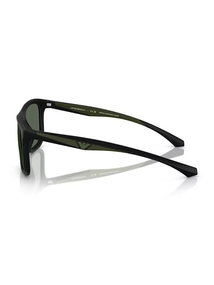 Мужские солнцезащитные очки EA4234U Emporio Armani — изображение 3 из 6, черный