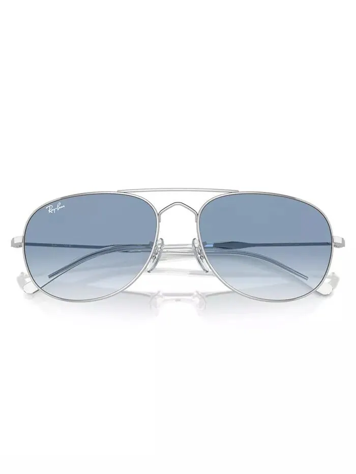 Солнцезащитные очки унисекс, Bain Bridge ₽3735 Ray-Ban — изображение 2 из 6, серебряный