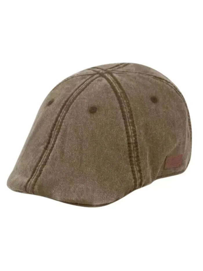 Кепка «Утиный плющ» с прострочкой Epoch Hats Company — коричневый