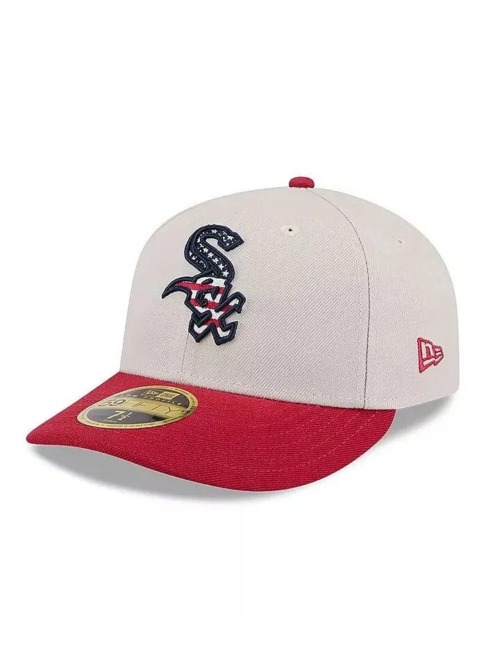 Мужская красная бейсболка Chicago White Sox 2024 Четвертого июля с низким профилем 59FIFTY New Era — изображение 3 из 4