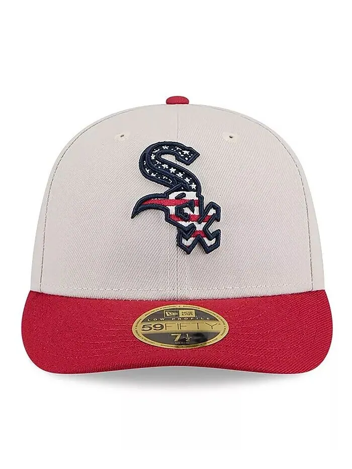 Мужская красная бейсболка Chicago White Sox 2024 Четвертого июля с низким профилем 59FIFTY New Era — изображение 4 из 4