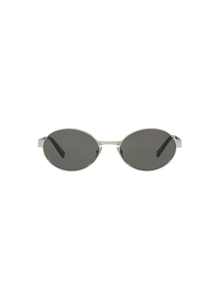 Женские овальные солнцезащитные очки, SL 692 YS000577 Saint Laurent — изображение 2 из 5, серебряный