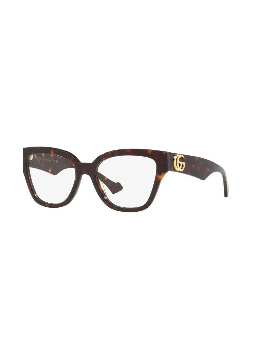 Очки оптические круглые из ацетата Gucci GG1424O, Tortoise Blonde