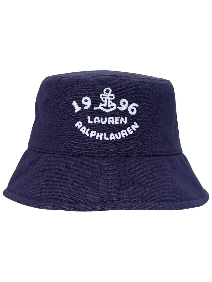 Панама с вышитым логотипом Lauren Ralph Lauren