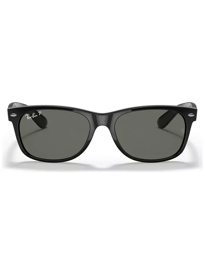 Унисекс поляризационные солнцезащитные очки RB2132 New Wayfarer Ray-Ban — изображение 2 из 7, черный