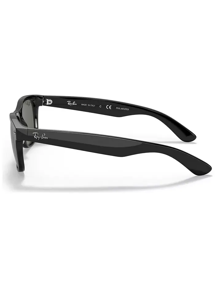 Унисекс поляризационные солнцезащитные очки RB2132 New Wayfarer Ray-Ban — изображение 3 из 7, черный