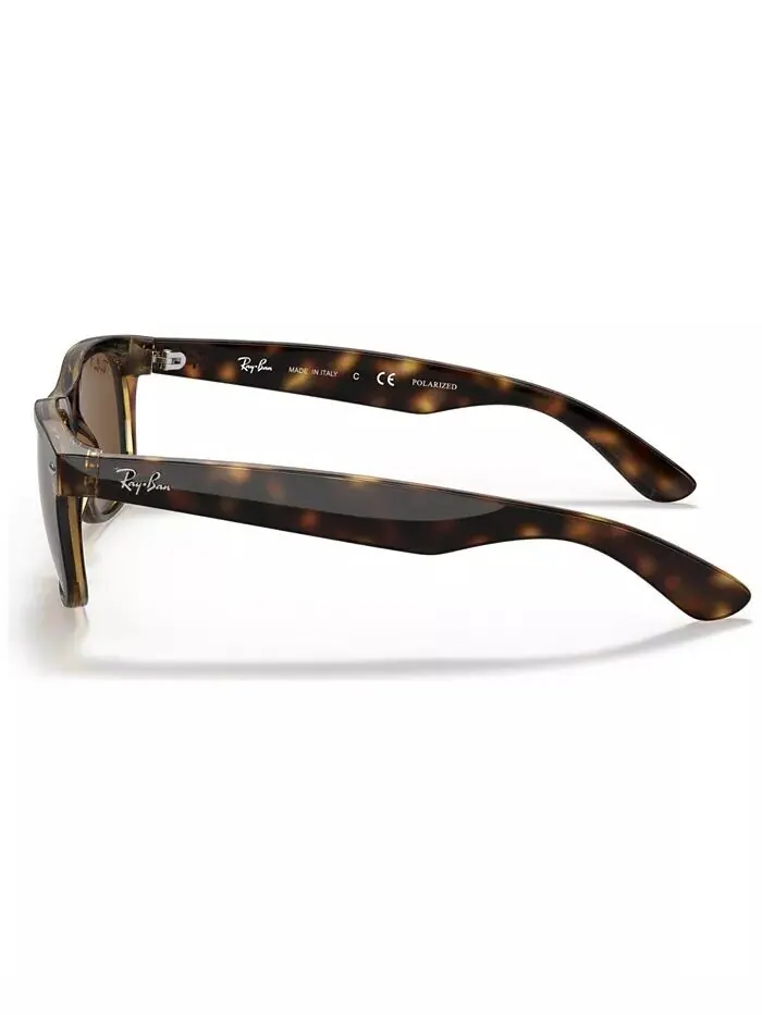 Поляризованные солнцезащитные очки унисекс, RB2132 NEW WAYFARER Ray-Ban — изображение 3 из 8, коричневый