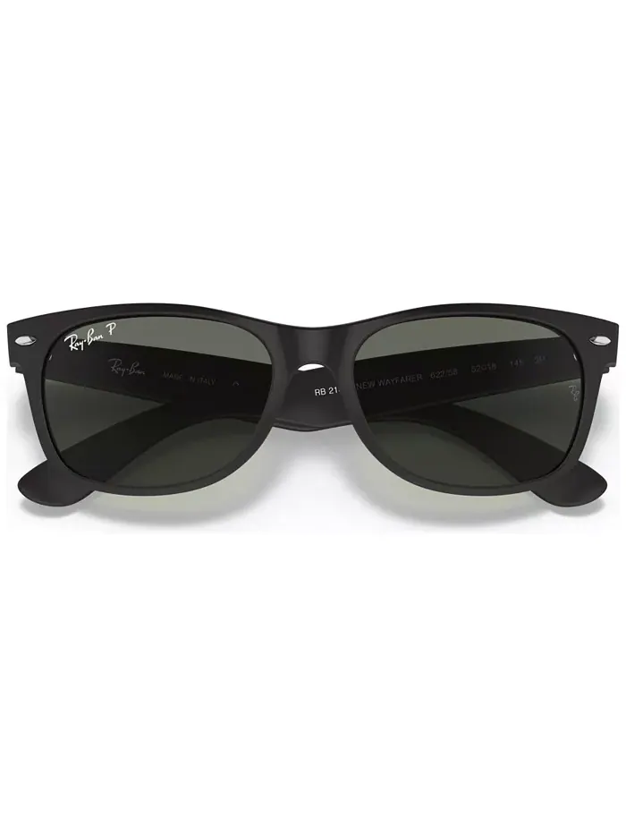 Унисекс поляризованные солнцезащитные очки, RB2132 NEW WAYFARER Ray-Ban — изображение 6 из 7, зеленый