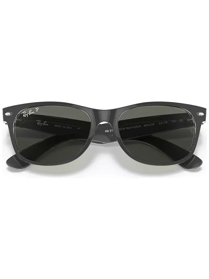 Унисекс поляризованные солнцезащитные очки, RB2132 NEW WAYFARER Ray-Ban — изображение 6 из 7, зеленый