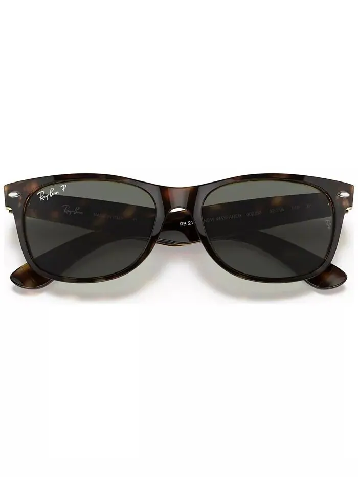 Поляризованные солнцезащитные очки унисекс, RB2132 NEW WAYFARER Ray-Ban — изображение 6 из 8, зеленый