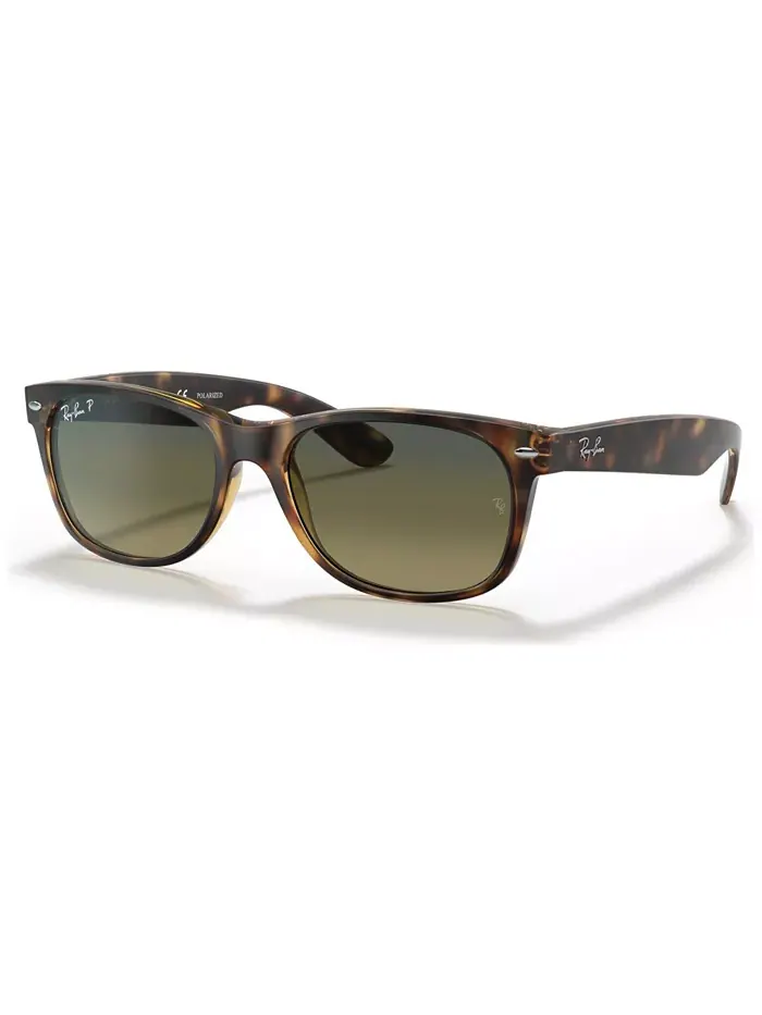 Унисекс поляризованные солнцезащитные очки, RB2132 NEW WAYFARER Ray-Ban — изображение 1 из 7, зеленый