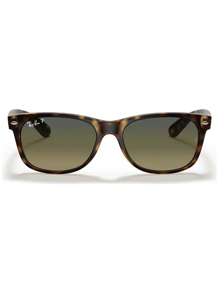 Унисекс поляризованные солнцезащитные очки, RB2132 NEW WAYFARER Ray-Ban — изображение 2 из 7, зеленый