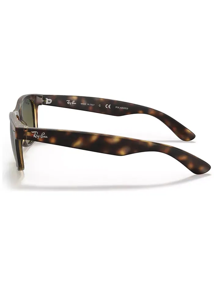 Унисекс поляризованные солнцезащитные очки, RB2132 NEW WAYFARER Ray-Ban — изображение 3 из 7, зеленый