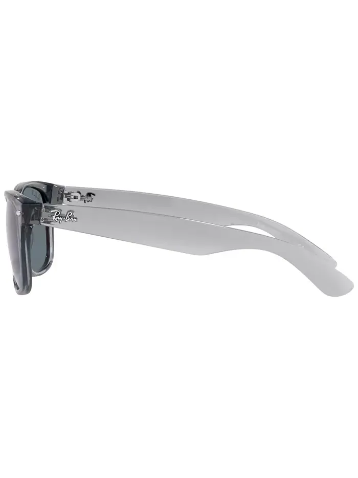 Унисекс поляризованные солнцезащитные очки, RB2132 NEW WAYFARER Ray-Ban — изображение 2 из 6, прозрачный серый