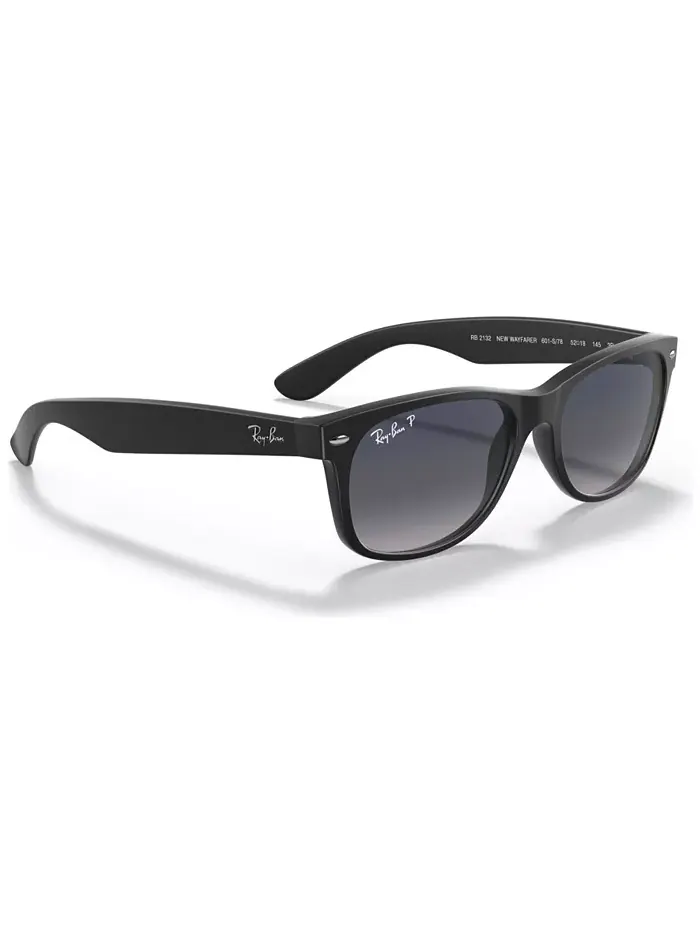 Унисекс поляризованные солнцезащитные очки, RB2132 NEW WAYFARER Ray-Ban — изображение 4 из 7, синий