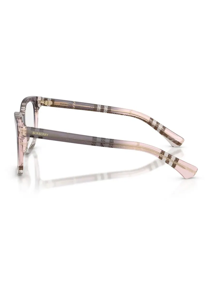 Женские квадратные очки, BE2455 Burberry, Check Gradient Bow — изображение 3 из 8