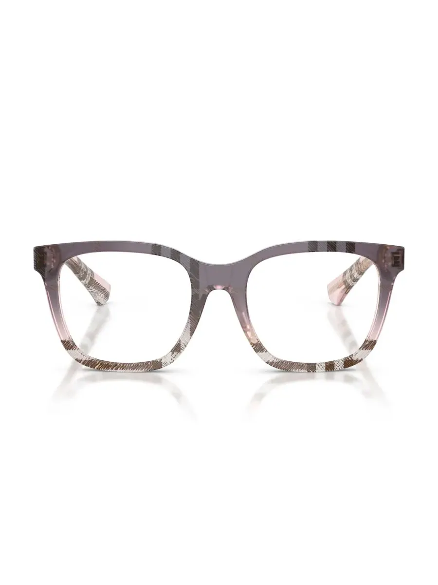 Женские квадратные очки, BE2455 Burberry, Check Gradient Bow — изображение 4 из 8