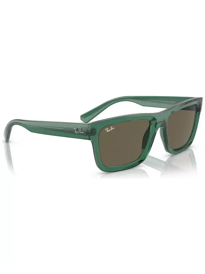 Унисекс солнцезащитные очки Warren, RB4396 Ray-Ban — изображение 3 из 7, прозрачный зеленый