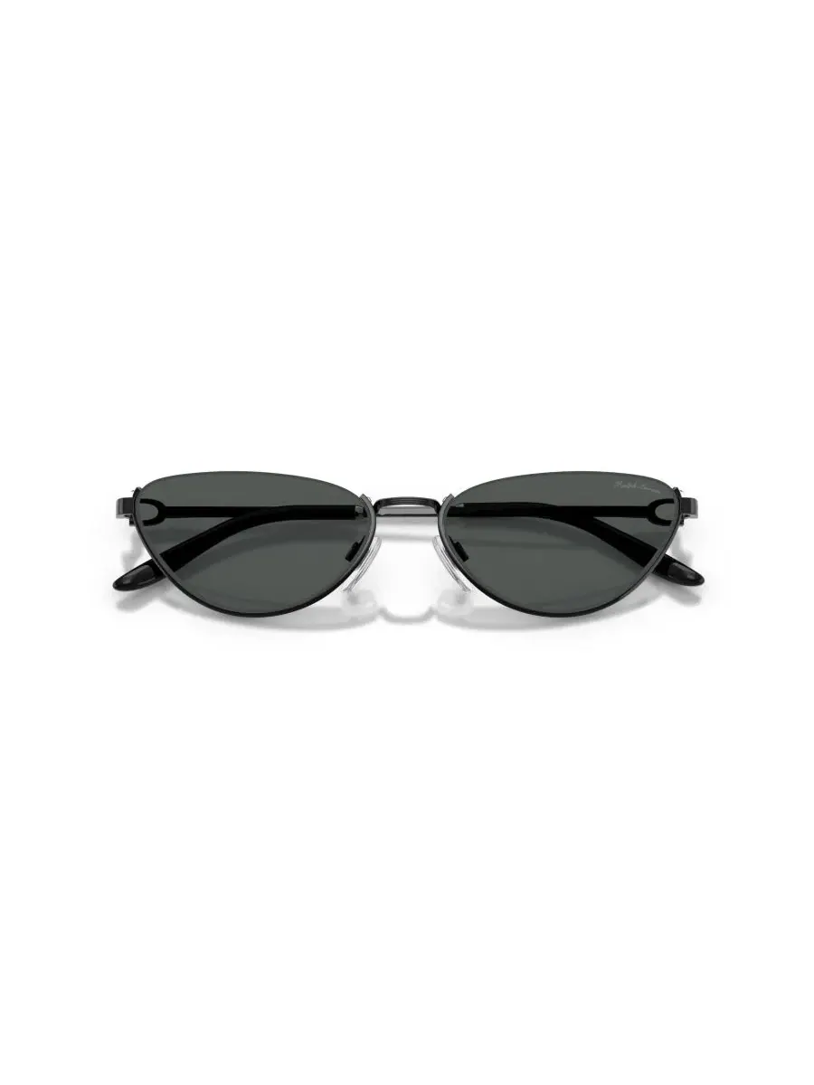 Женские солнцезащитные очки «кошачий глаз», RL7095 Ralph Lauren — изображение 3 из 6, черный