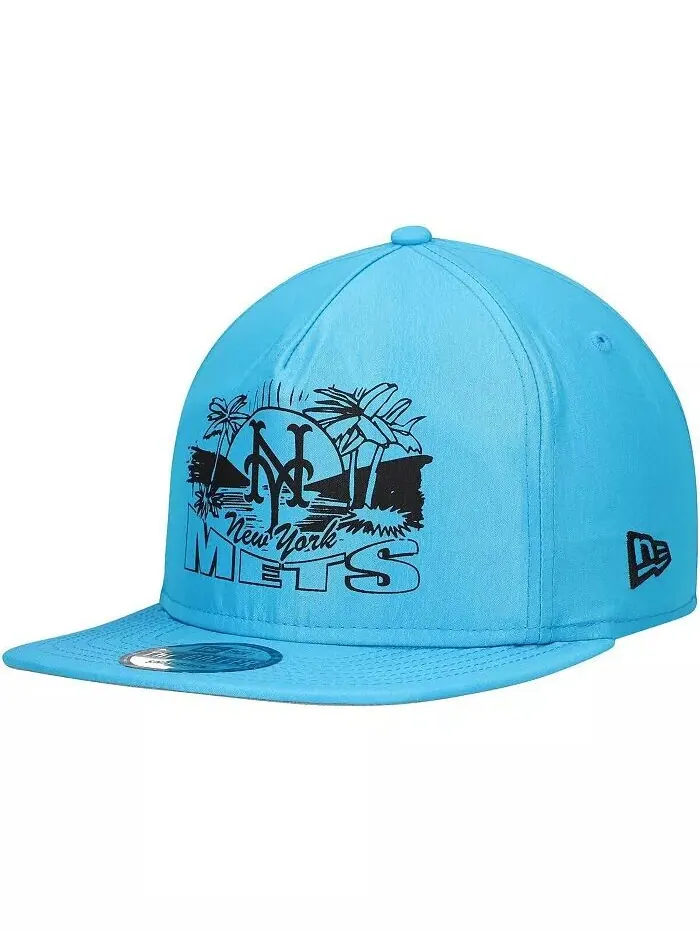 Мужская синяя бейсболка-кепка New York Mets Neon Golfer New Era