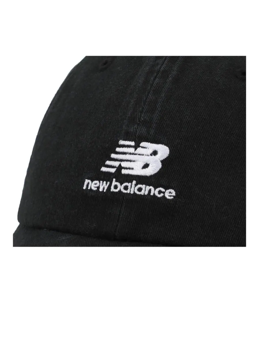 Мужская черная кепка с многослойным логотипом New Balance — изображение 3 из 3, черный