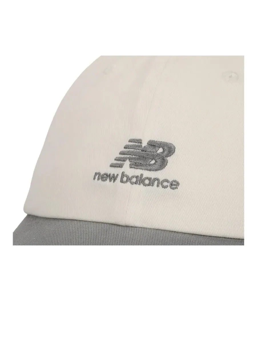 Мужская черная кепка с многослойным логотипом New Balance — изображение 3 из 3, серый