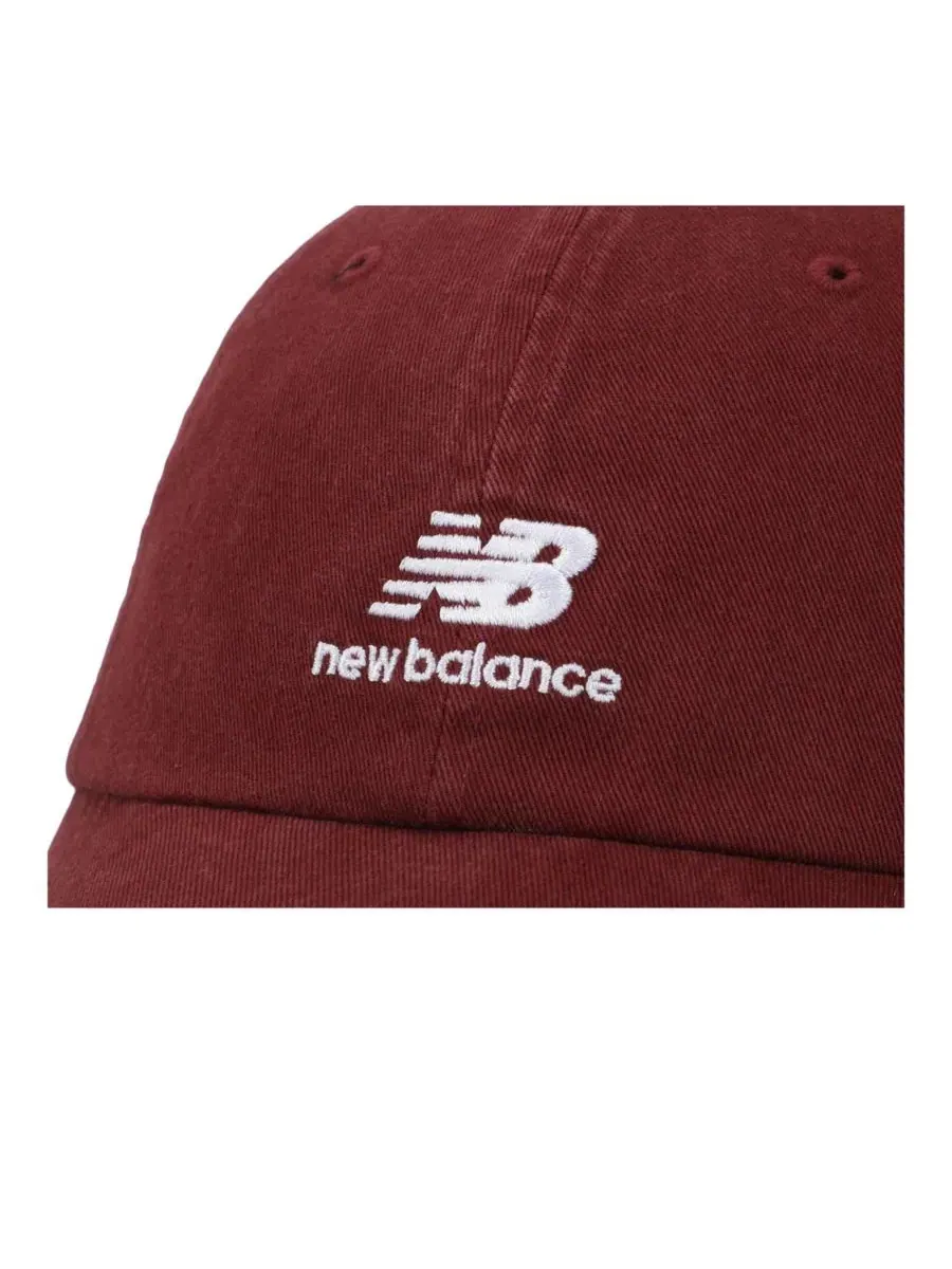 Мужская черная кепка с многослойным логотипом New Balance — изображение 3 из 3, бордовый