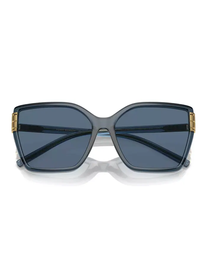 Женские солнцезащитные очки, Ty9076U Tory Burch — изображение 5 из 6, прозрачный синий