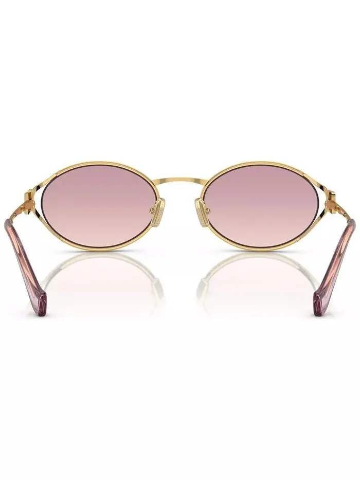 Женские солнцезащитные очки MIU MIU — изображение 3 из 6, золотистый