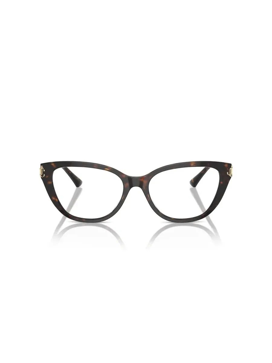 Оправы очковые Jimmy Choo JC3011, Cat Eye, ацетатные — изображение 2 из 5, коричневый
