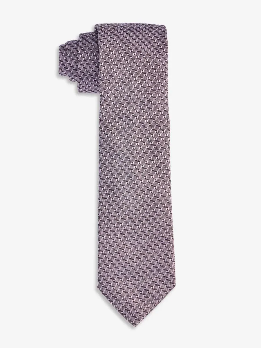 Галстук с принтом «Grid Pattern» Hugo Boss