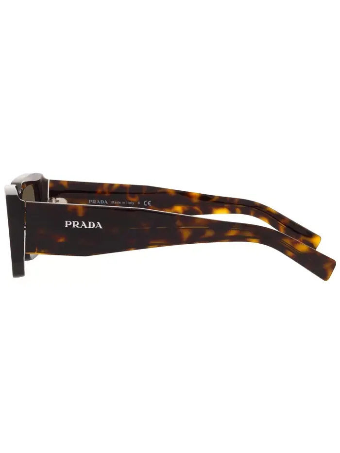 Унисекс солнцезащитные очки прямоугольной формы Symbole, PR 6YS PRADA — изображение 3 из 4, коричневый