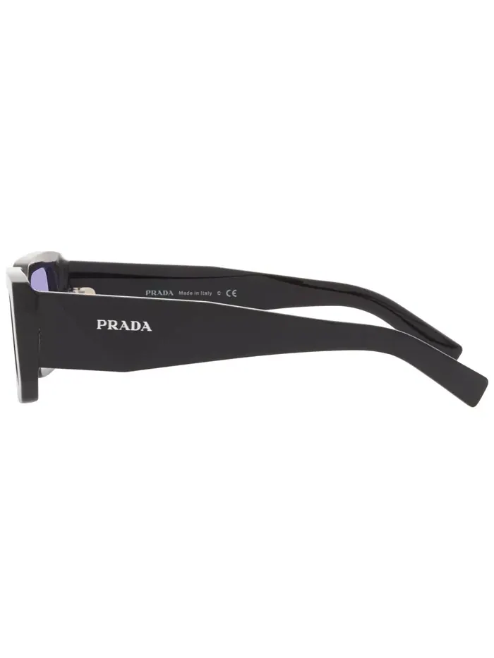 Унисекс солнцезащитные очки прямоугольной формы Symbole, PR 6YS PRADA — изображение 3 из 4, черный синий