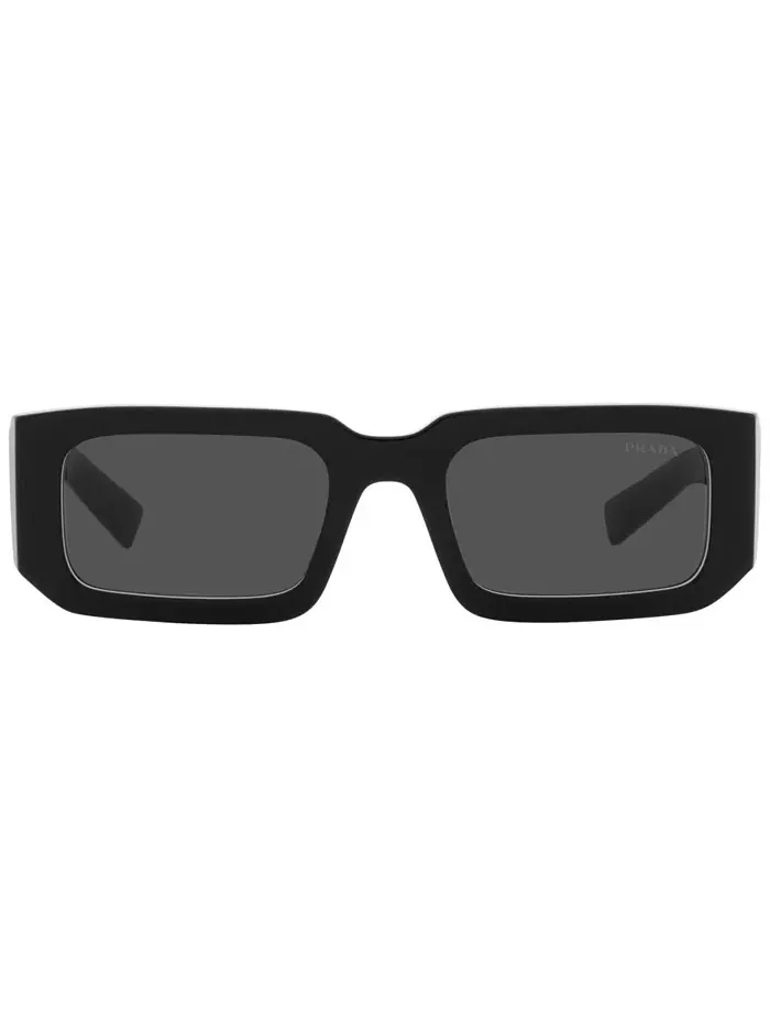 Унисекс солнцезащитные очки прямоугольной формы Symbole, PR 6YS PRADA — изображение 2 из 4, черный белый