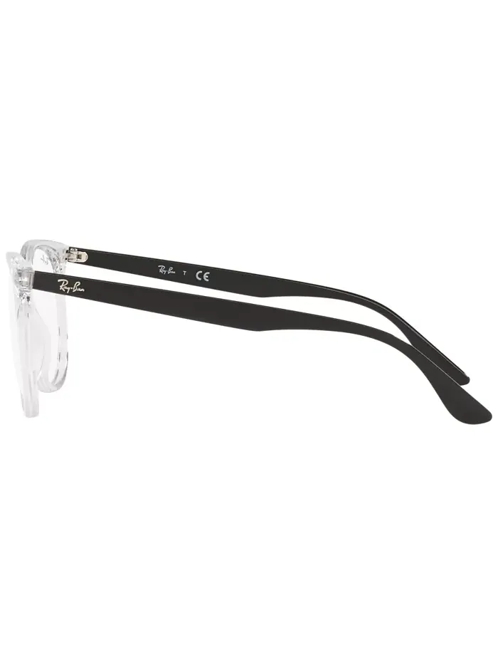 RB4378V OPTICS Женские очки квадратной формы Ray-Ban — изображение 3 из 13, прозрачный серый