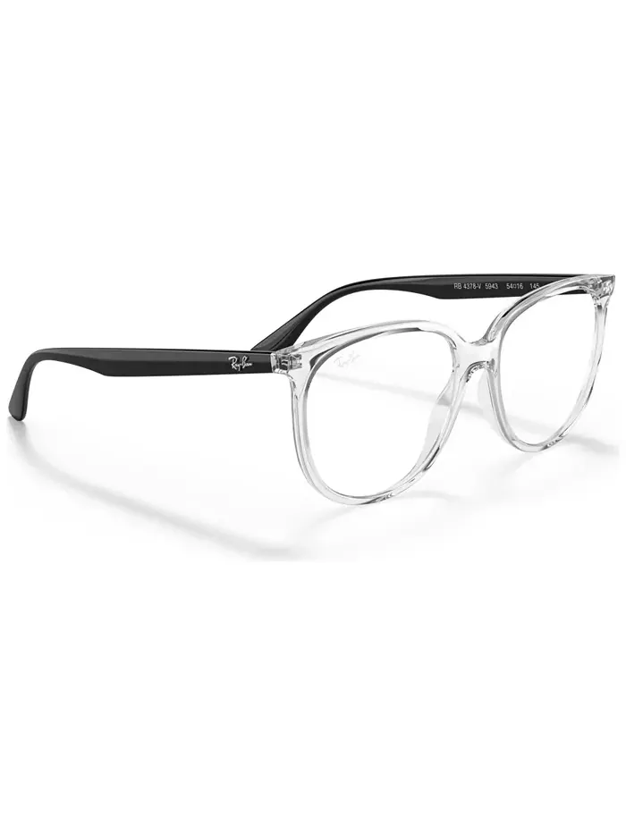 RB4378V OPTICS Женские очки квадратной формы Ray-Ban — изображение 7 из 13, прозрачный серый