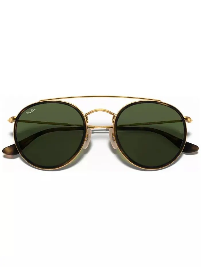 Солнцезащитные очки унисекс, RB3647N Ray-Ban — изображение 5 из 6, золотистый/зеленый