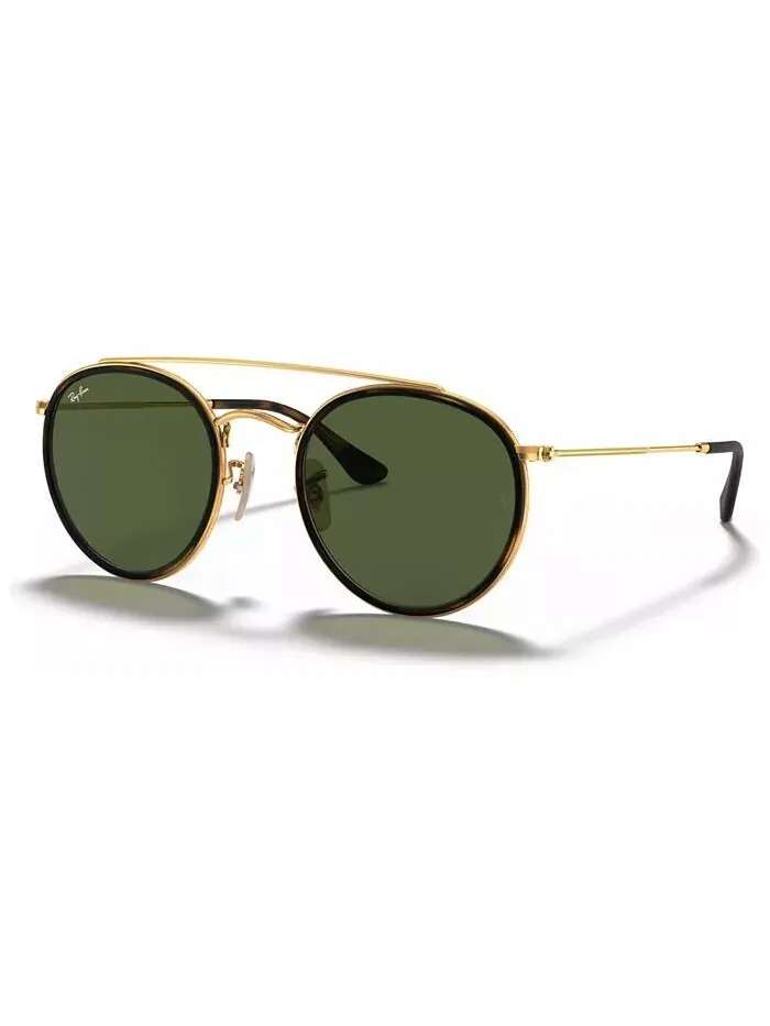 Солнцезащитные очки унисекс, RB3647N Ray-Ban — изображение 6 из 6, золотистый/зеленый