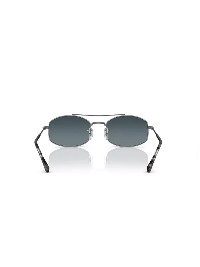 Унисекс поляризационные солнцезащитные очки, градиентные RB3719 Ray-Ban — изображение 2 из 7, серебристый