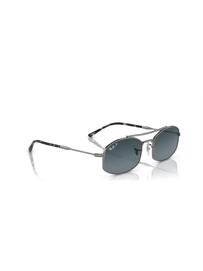 Унисекс поляризационные солнцезащитные очки, градиентные RB3719 Ray-Ban — изображение 5 из 7, серебристый