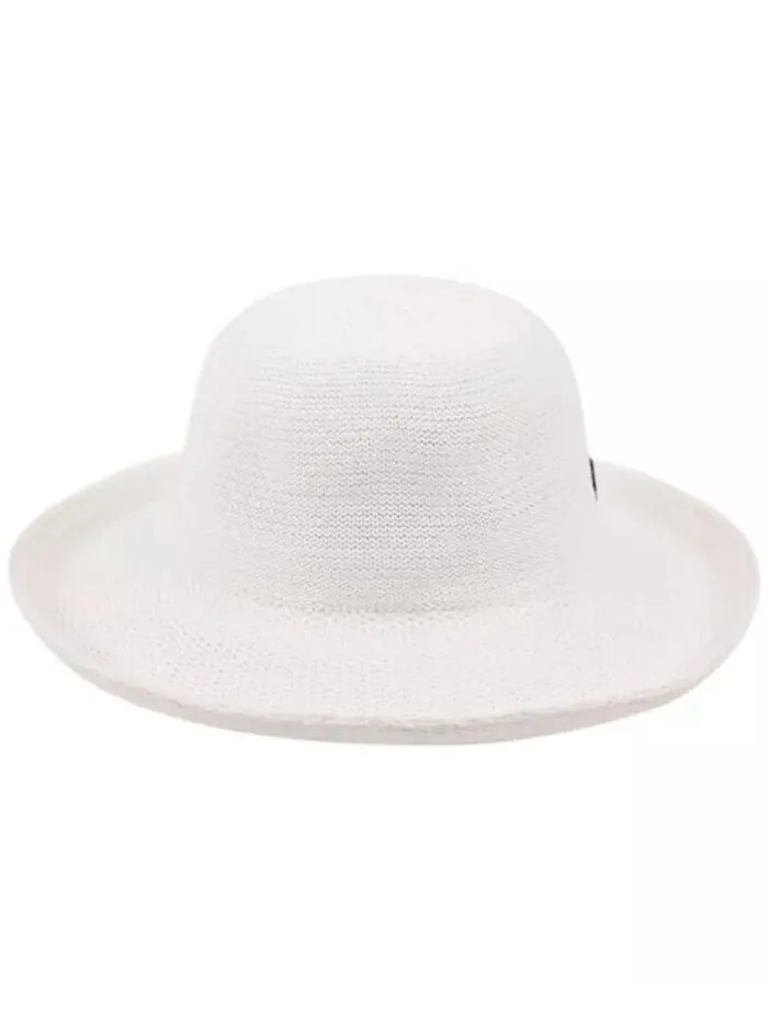 Солнцезащитная панама с широкими полями и закатанными краями Angela & William Epoch Hats Company — изображение 1 из 1, белый